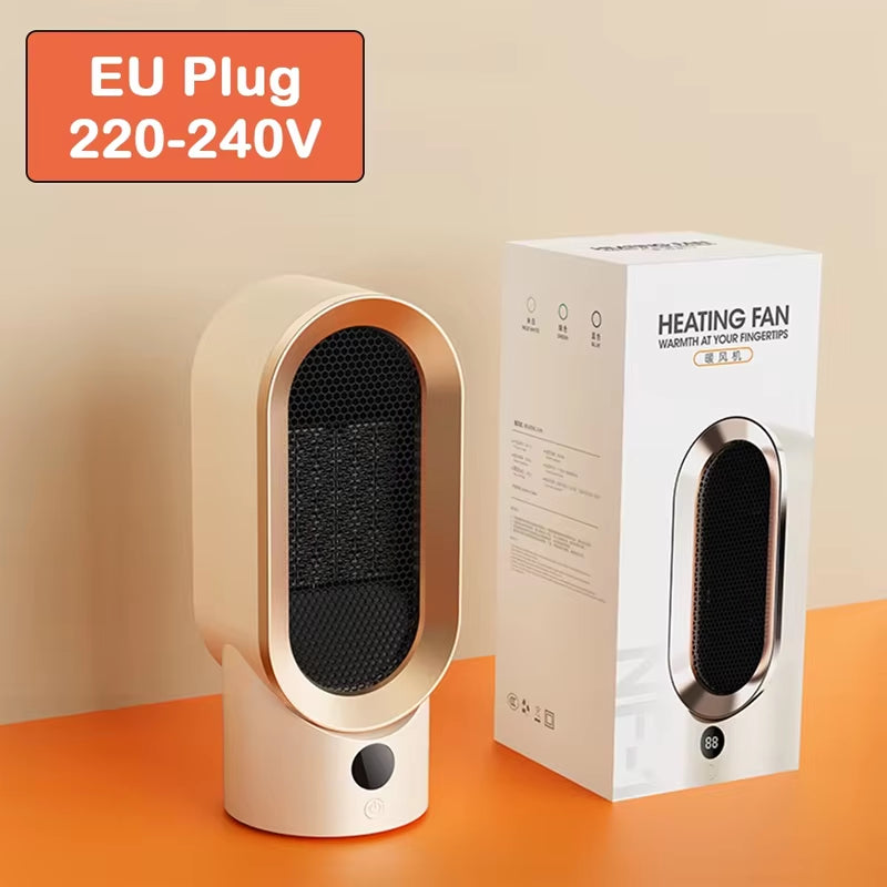 Efficient Desktop Electric Heater for Cozy Bedrooms and Offices - Compact and Safe Indoor Heating Solution